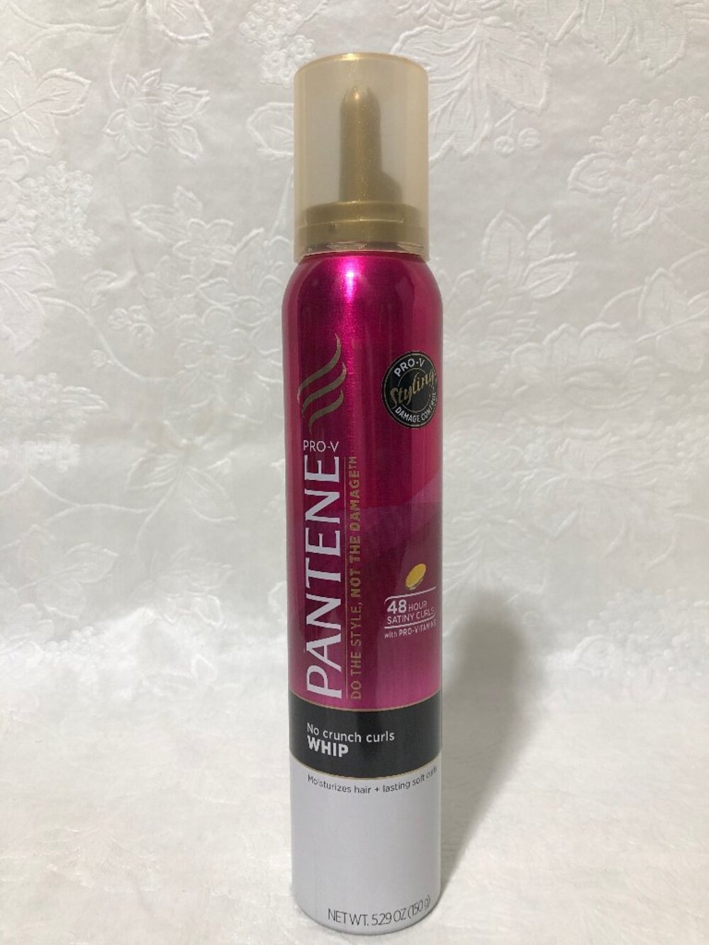 Pantene Pro-V Styling No Crunch Curls Whip 5.29 oz 48 hour HTF